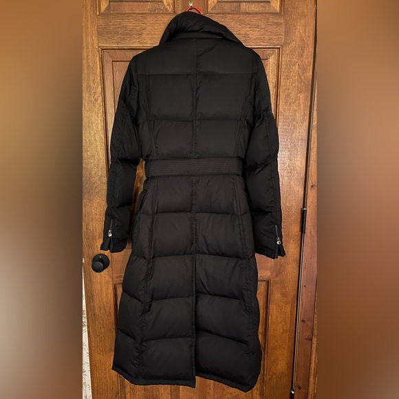 Laundry by Shelli Segal Maxi Belted Puffer with Real Fur Hood, Size S EUC - Picture 4 of 12